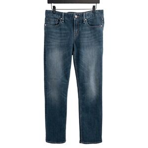 Gap‎ Real Straight 1969 Jeans Style 364619 Womens 29 Short Blue Medium Wash